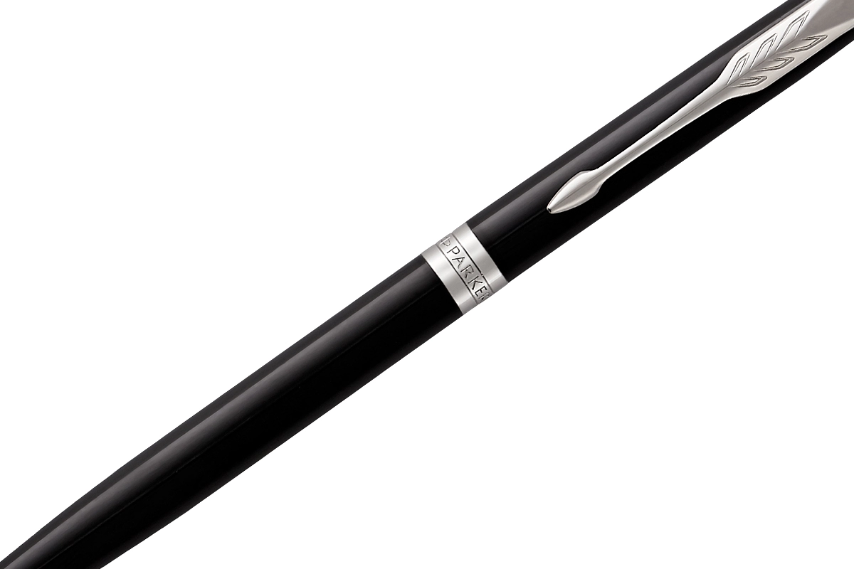 Een Parker Sonnet Black Lacquer CT Slim Balpen koop je bij Pengraveren.nl