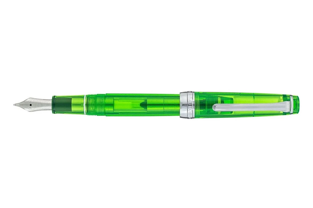 Buy your Sailor Pro Gear Slim Transparent Green Fountain Pen at Pengraveren.nl