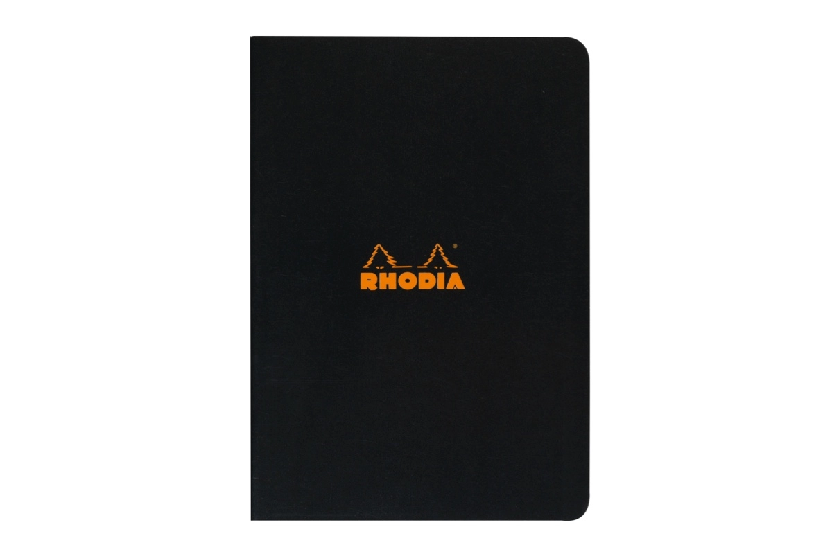 Een Rhodia Schrift A4 - Zwart - Gelinieerd koop je bij P.W. Akkerman Amsterdam