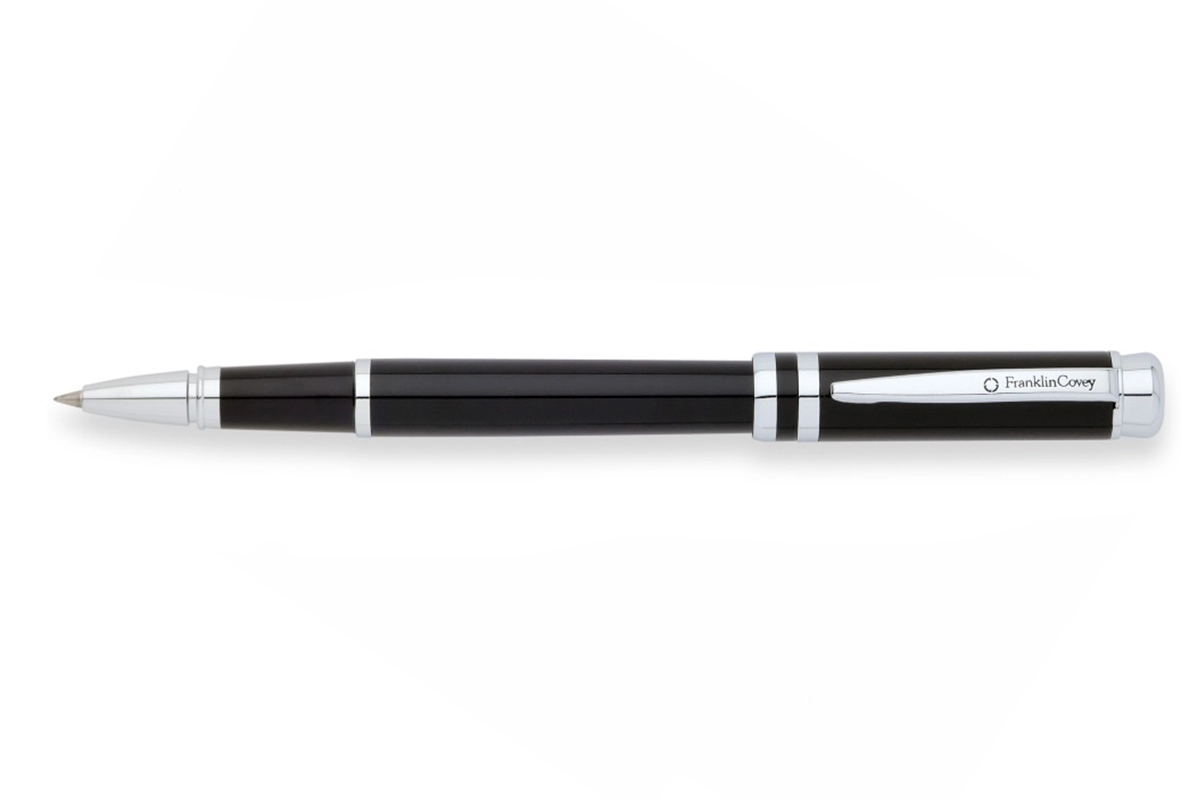 Een Franklin Covey Newbury Black Rollerball koop je bij Pengraveren.nl