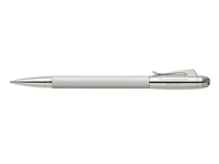 Een Graf von Faber-Castell Bentley White Satin Balpen koop je bij Pengraveren.nl