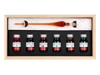 Buy your J. Herbin Glass Dip Pen Set - 6 Colours Ink at P.W. Akkerman Amsterdam