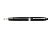 Een Montblanc Meisterstück LeGrand Traveler Platinum-Coated Vulpen koop je bij Pengraveren.nl