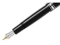 Een Montblanc Meisterstück LeGrand Traveler Platinum-Coated Vulpen koop je bij Pengraveren.nl