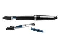 Een Montblanc Meisterstück LeGrand Traveler Platinum-Coated Vulpen koop je bij Pengraveren.nl