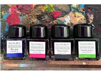 Een Scribo Mini Ink Collection 'Art' Set van 4 20ml Inktpotjes koop je bij P.W. Akkerman Amsterdam