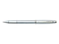 Een Sheaffer 100 Brushed Chrome Rollerbal koop je bij Pengraveren.nl