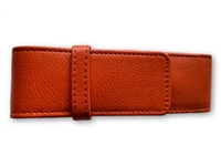 Een Verona Cow Leather Pen Case Orange for 2 Pens koop je bij Pengraveren.nl