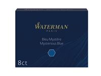 Een Waterman Inktpatronen Standard Long Mysterious Blue koop je bij Pengraveren.nl