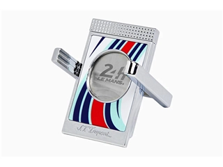 Een S.T. Dupont x 24H Le Mans White/Chrome Cigar Cutter Stand koop je bij P.W. Akkerman Amsterdam