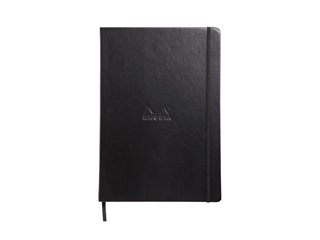 Een Rhodia Webnotebook A4 - Zwart - Gelinieerd koop je bij P.W. Akkerman Amsterdam