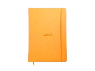 Een Rhodia Webnotebook A4 - Oranje - Blanco koop je bij P.W. Akkerman Amsterdam