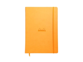 Een Rhodia Webnotebook A4 - Oranje - Dotted koop je bij P.W. Akkerman Amsterdam