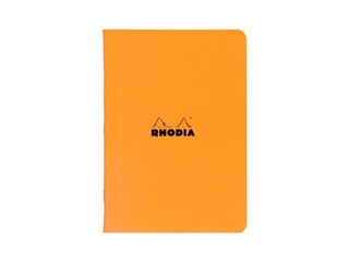 Een Rhodia Schrift A4 - Oranje - Gelinieerd koop je bij P.W. Akkerman Amsterdam