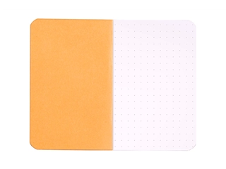 Een Rhodia Schrift 7.5x12cm - Oranje - Dotted koop je bij P.W. Akkerman Amsterdam