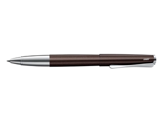 Een LAMY Studio Dark Brown Rollerball koop je bij P.W. Akkerman Amsterdam