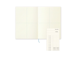 Een Midori - MD Notebook Journal A5 Grid Block koop je bij P.W. Akkerman Amsterdam