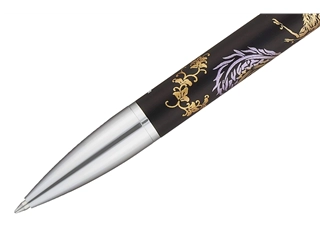 Een Sailor Yuubi Maki-E &#39;Shisin Suzaku&#39; Black Balpen koop je bij P.W. Akkerman Amsterdam