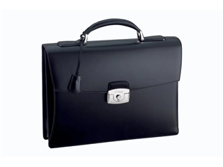 Buy your S.T. Dupont Line D Black Smooth leather Briefcase at P.W. Akkerman Amsterdam