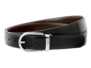 Buy your Montblanc Classic Palladium Black/ Brown Belt 120 x 3 cm at P.W. Akkerman Amsterdam