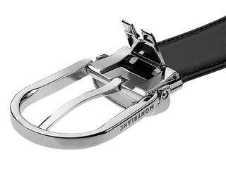 Buy your Montblanc Classic Palladium Black/ Brown Belt 120 x 3 cm at P.W. Akkerman Amsterdam