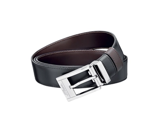 Buy your S.T. Dupont Business Reversible Black/Brown Silver Belt at P.W. Akkerman Amsterdam