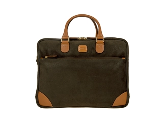 Buy your BRIC&#39;S Life Briefcase Olive at P.W. Akkerman Amsterdam