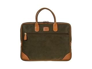 Buy your BRIC&#39;S Life Briefcase Olive at P.W. Akkerman Amsterdam