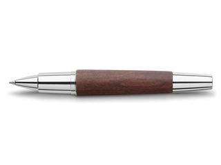 Een Faber-Castell E-motion Pear Wood Donkerbruin Rollerbal koop je bij P.W. Akkerman Amsterdam