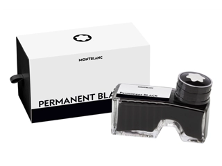 Een Montblanc Inktpot 60ml Permanent Black koop je bij P.W. Akkerman Amsterdam