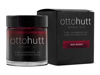 Een Otto Hutt Inktpot 30ml Red Roses koop je bij P.W. Akkerman Amsterdam