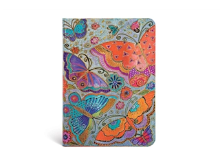 Een Paperblanks Hardcover Journal &#39;Flutterbyes&#39; - Midi, Lined koop je bij P.W. Akkerman Amsterdam