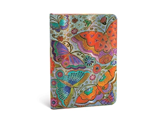 Een Paperblanks Hardcover Journal &#39;Flutterbyes&#39; - Midi, Lined koop je bij P.W. Akkerman Amsterdam