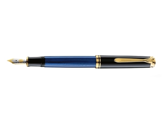 Buy your Pelikan Souverän M400 Blue/Black Fountain Pen at P.W. Akkerman Amsterdam