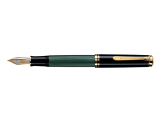 Buy your Pelikan Souverän M800 Black/Green Fountain Pen at P.W. Akkerman Amsterdam