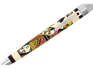 Een Retro 51 Tornado Queen of Spades Rollerball koop je bij P.W. Akkerman Amsterdam