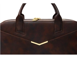 Buy your S.T. Dupont Briefcase Atelier Document Holder in Brown Cloudy Leather at P.W. Akkerman Amsterdam