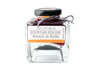 Een Scribo &#39;Arancio di Sicilia&#39; Inktpot 90ml koop je bij P.W. Akkerman Amsterdam