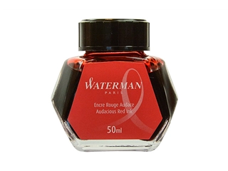 Een Waterman Inktpot Audacious Red koop je bij P.W. Akkerman Amsterdam