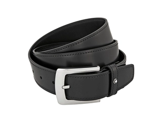 Buy your Montblan Classic Palladium Black Belt 120 x 3.5 cm at P.W. Akkerman Amsterdam