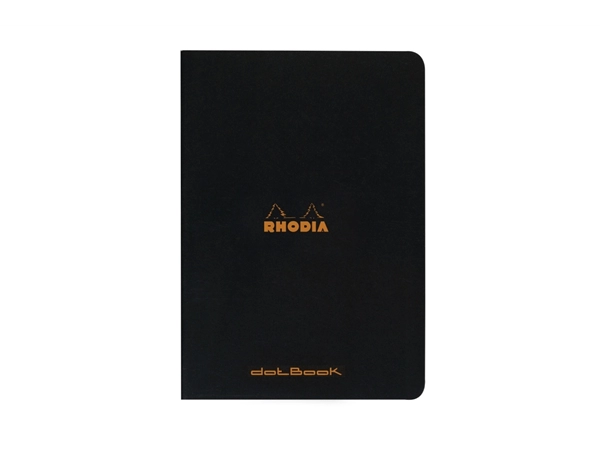 Een Rhodia Schrift A4 - Zwart - Dotted koop je bij P.W. Akkerman Amsterdam