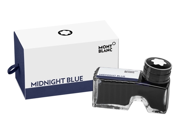 Een Montblanc Inktpot 60ml Midnight Blue koop je bij P.W. Akkerman Amsterdam