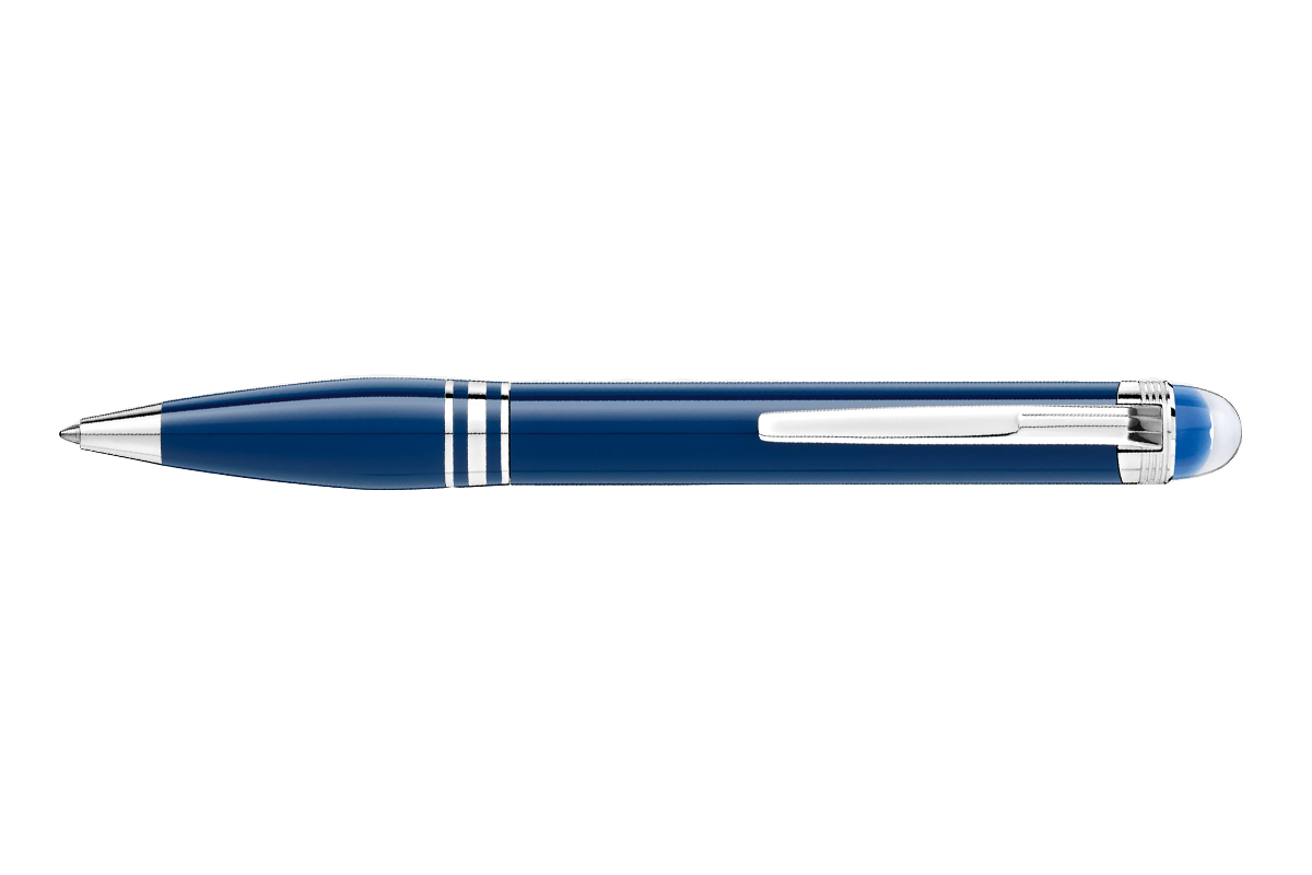 Een Montblanc Starwalker Blue Planet Resin Balpen koop je bij Pengraveren.nl