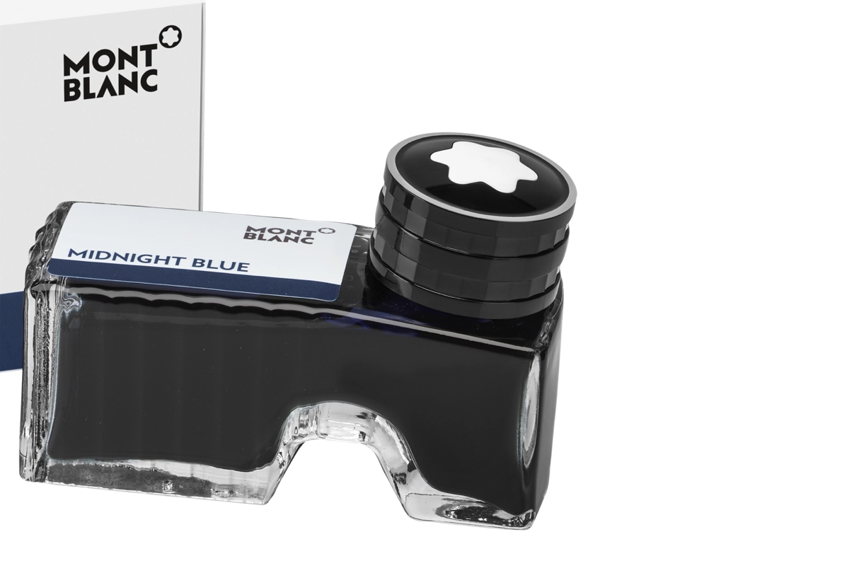 Een Montblanc Inktpot 60ml Midnight Blue koop je bij P.W. Akkerman Amsterdam