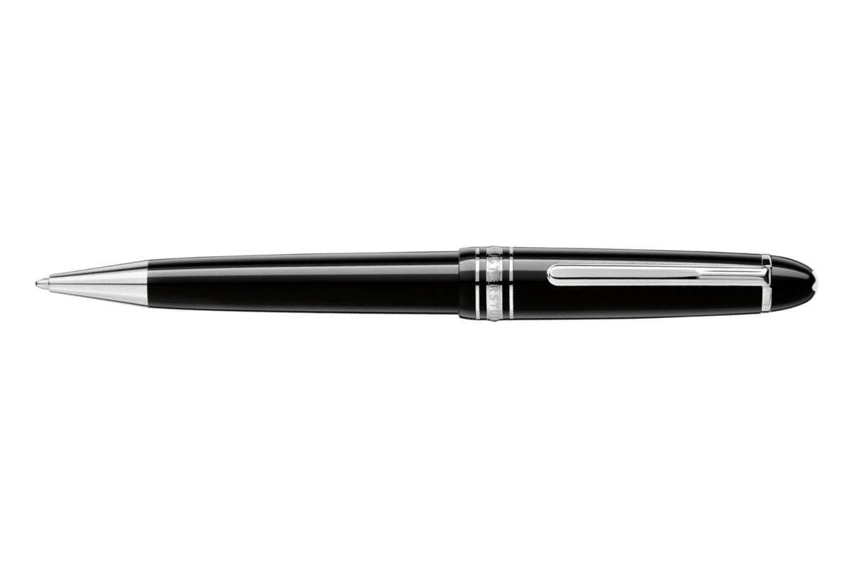 Een Montblanc Meisterstück Midsize Platinum Balpen koop je bij P.W. Akkerman Amsterdam