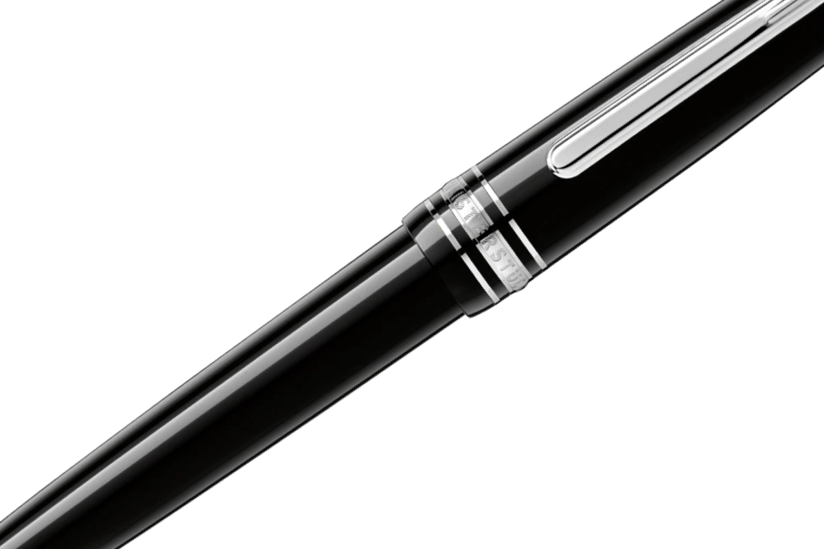 Een Montblanc Meisterstück Midsize Platinum Balpen koop je bij P.W. Akkerman Amsterdam