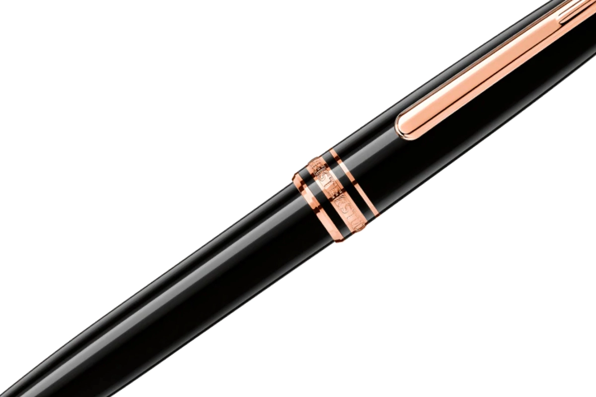 Een Montblanc Meisterstück Classique Rose Gold Balpen koop je bij P.W. Akkerman Amsterdam