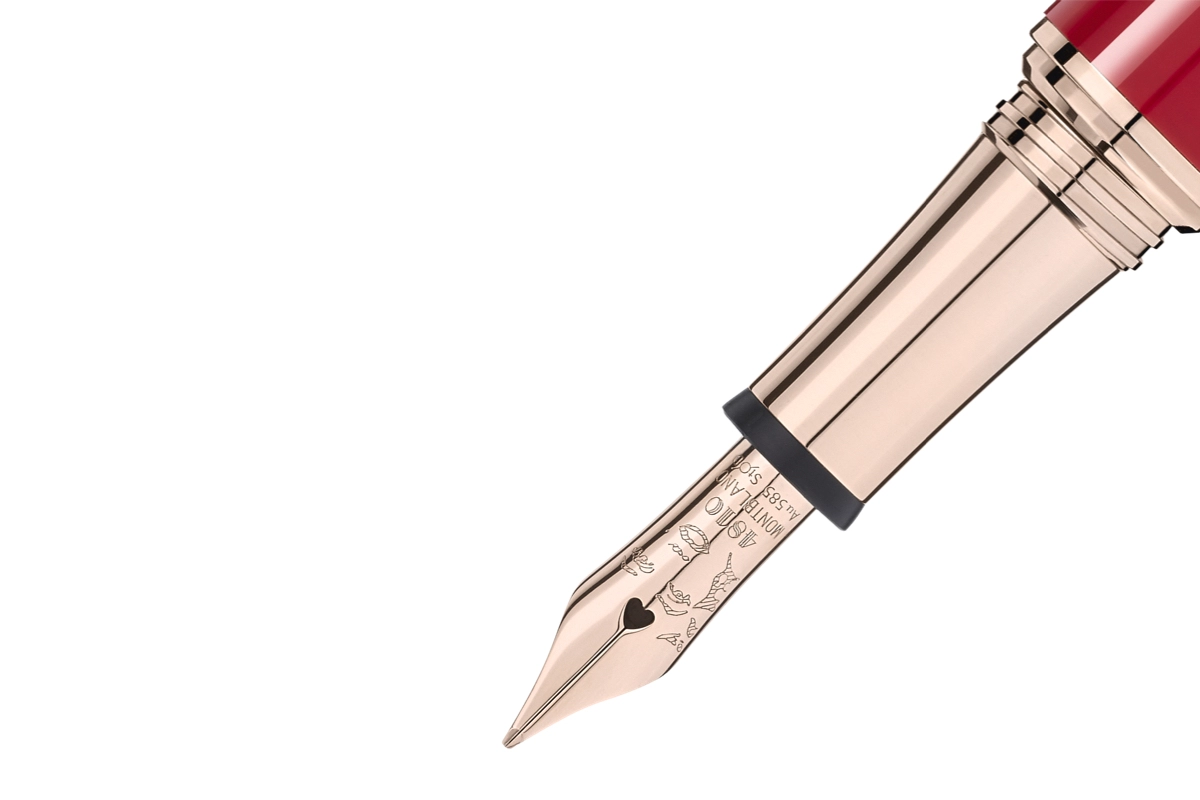 Een Montblanc Muses Marilyn Monroe Rood Vulpen koop je bij Pengraveren.nl