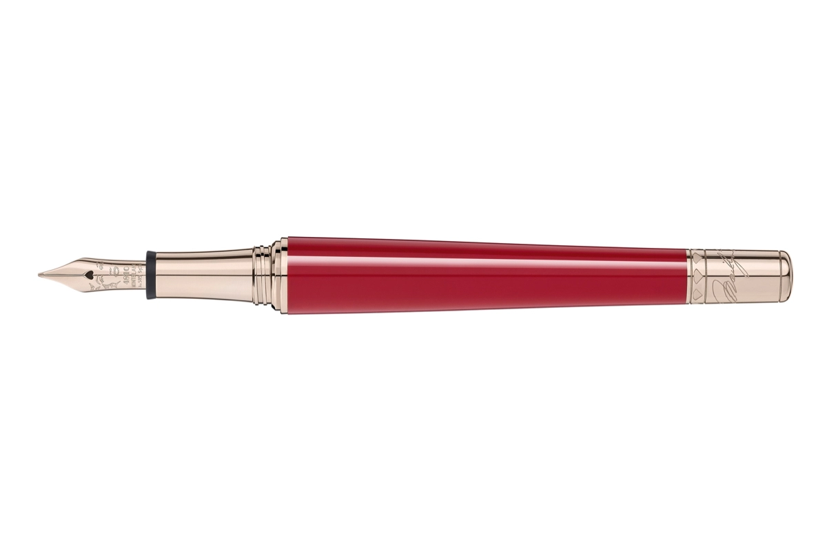 Een Montblanc Muses Marilyn Monroe Rood Vulpen koop je bij Pengraveren.nl