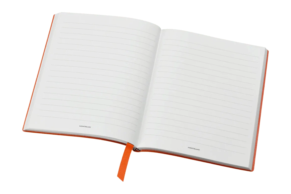 Een Montblanc Notebook #146 Manganese Orange - Lined koop je bij P.W. Akkerman Amsterdam